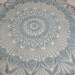 Crochet Doily Mini Tablecloth in Grey