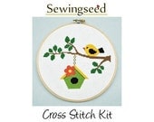 Bird on a Branch Cross Stitch Kit