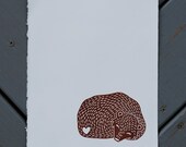 Sleeping Bear Hand Pulled Print