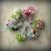 Crocheted Bead Cluster Ring for Little Girls - Custom Order Colors