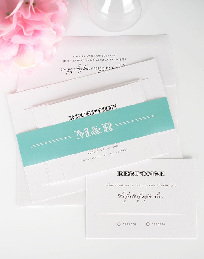Wedding Invitation Set, Vintage Wedding Invitation, Wedding Invites - Antique Vintage Wedding Invitation - Deposit to Get Started