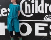 pdf SHIFTING SEASONS Dress pattern and tutorial...sizes 6 - 10 years, tie-front jersey