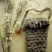 the stone collector's hand crocheted faroe islands wool pouch
