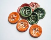 Retro Ceramic Buttons