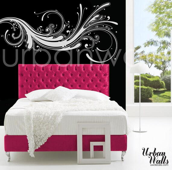 Vinyl Wall Sticker Decal Art - Modern Swirl