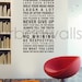 Vinyl Wall Decal Sticker Art, House Rules
