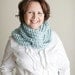 Crochet PATTERN - Chunky Chocolate and Vanilla Twist Scarf Cowl INSTANT DOWNLOAD