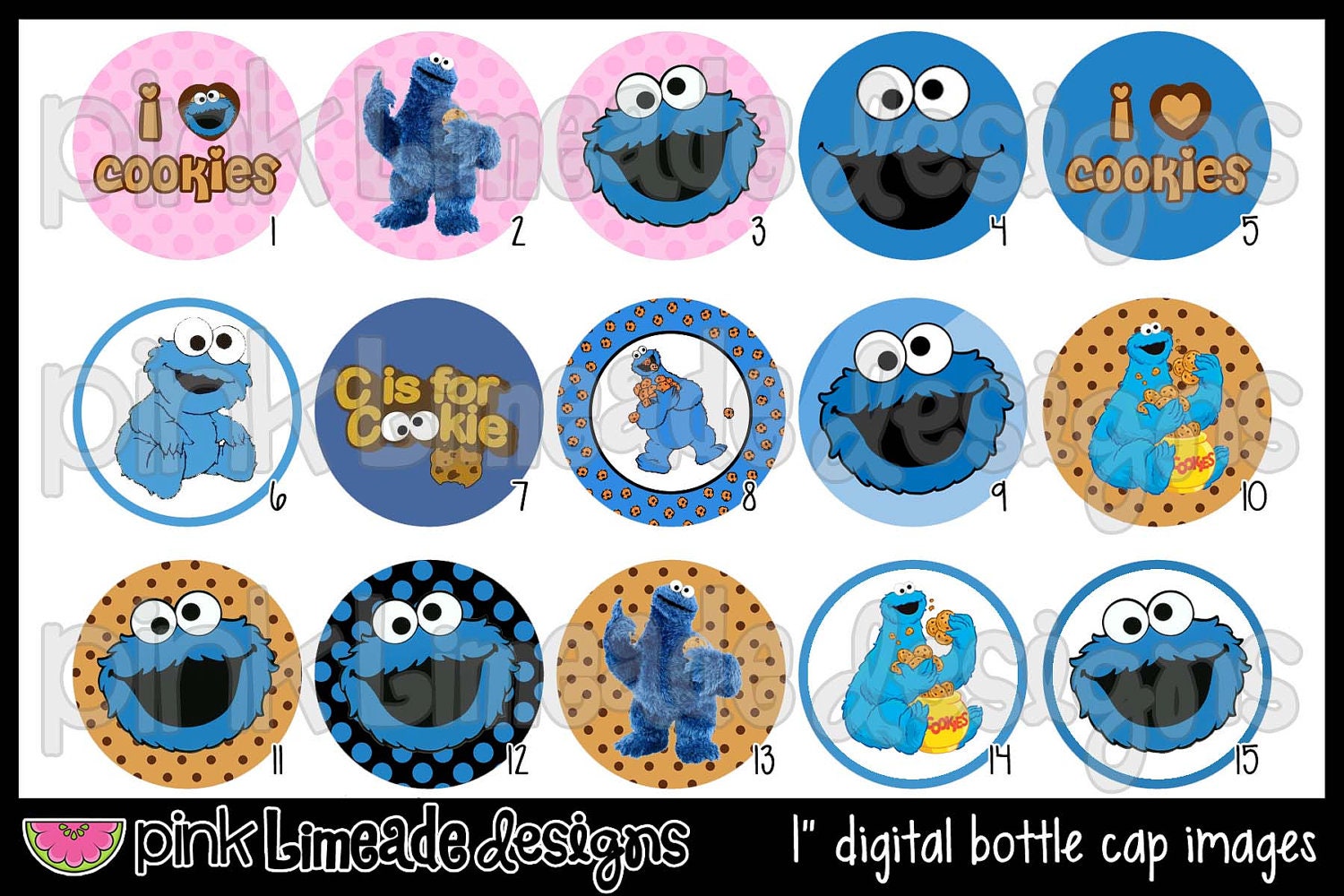 Cookie Monster Collage