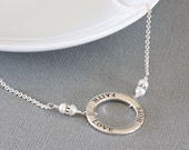 Faith Hope Love Necklace, Sterling Silver Necklace, Christian Jewelry, Sterling Silver Jewelry