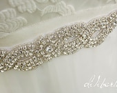 Swarovski Crystal Bridal Sash Belt - Georganne Wedding Gown Sash