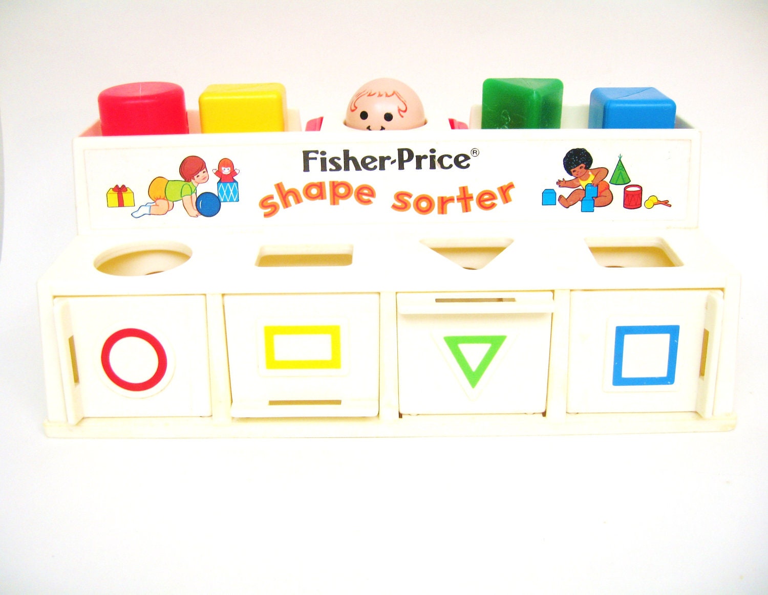 Fisher Price Shape Sorter Vintage Baby Toddler Toy - toysofthepast
