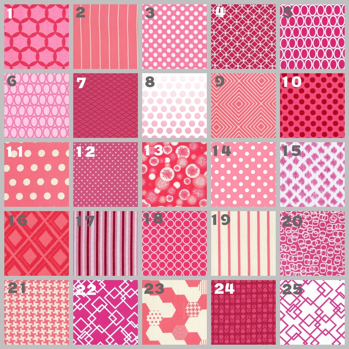 Modern Pink Mixers (Modern Baby Bedding Crib Set)