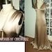 1920s 1930s Insp Custom Jasriel V neckline Plunge ruched Wedding Gala Long Evening Gown Dress