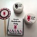 Bachelorette Personalized Cupcake Toppers