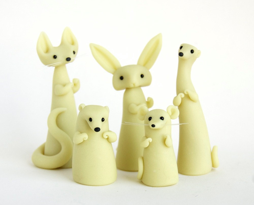 Weasel Lunette - Glow in the Dark by Bonjour Poupette