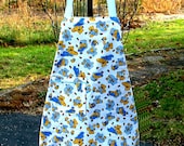 Childs Apron Teddy Bears Strawberries Size 2T thru 4T Kids Reversible Adjustable