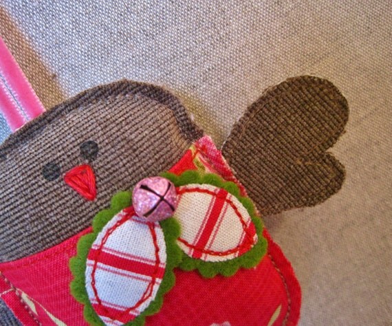 Christmas robin decoration Perfect for adorning Christmas trees ..... Miss Eve Pecker Il_570xn