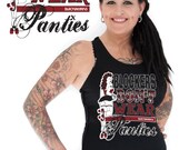 Roller Derby Shirt or Tank Blockers Don't Wear Panties by Lucy D of Black Sheep Sk8