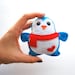 Felt Penguin Ornament, Baby Penguin A340
