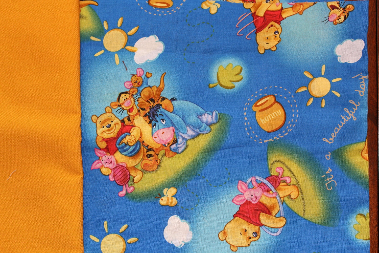 Book Sling Inspiration board - Winnie the Pooh - nursery bedroom decor storage
