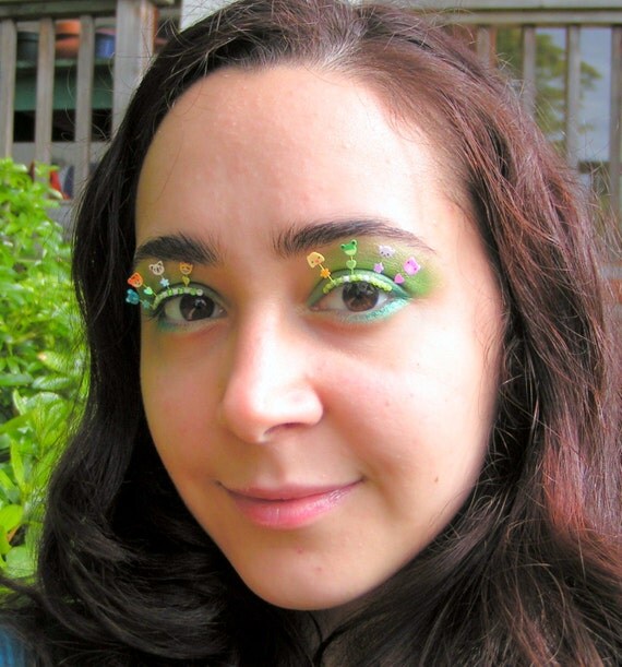 Baby Zoo Animal Eyelash Jewelry - false eyelashes with elephants, tigers, koalas and giraffes