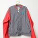 Vintage 80s/90s Grey and Red Athletic Assoc. Members Only Jacket