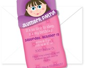 Customized and Printable Slumber Party Invitation
