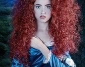 Merida Version A Brave Inspired Costume Wig Adult Screen Quality