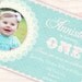 Shabby Chic Party Invitation - Shabby Chic Birthday Collection Teal Pink - Gwynn Wasson Designs PRINTABLES