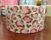 Deco Tape adhesive Stickers - Pink Leopard DTB147