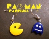 Pac-Man Earrings - Pick Your Ghost - A Portion of the Proceeds Go To Charity