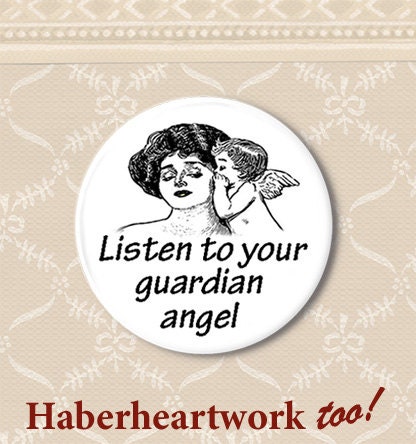 Guardian angel - Pinback button
