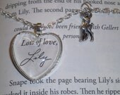 Harry Potter "Lots of Love Lily" Necklace