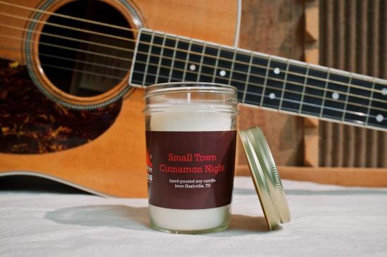 Small Town Cinnamon Night - essential oil scented soy candle