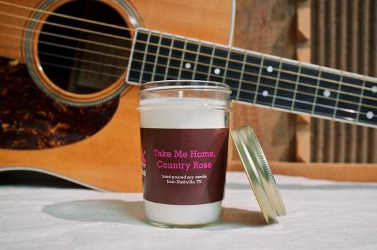 Take Me Home, Country Rose - essential oil scented soy candle