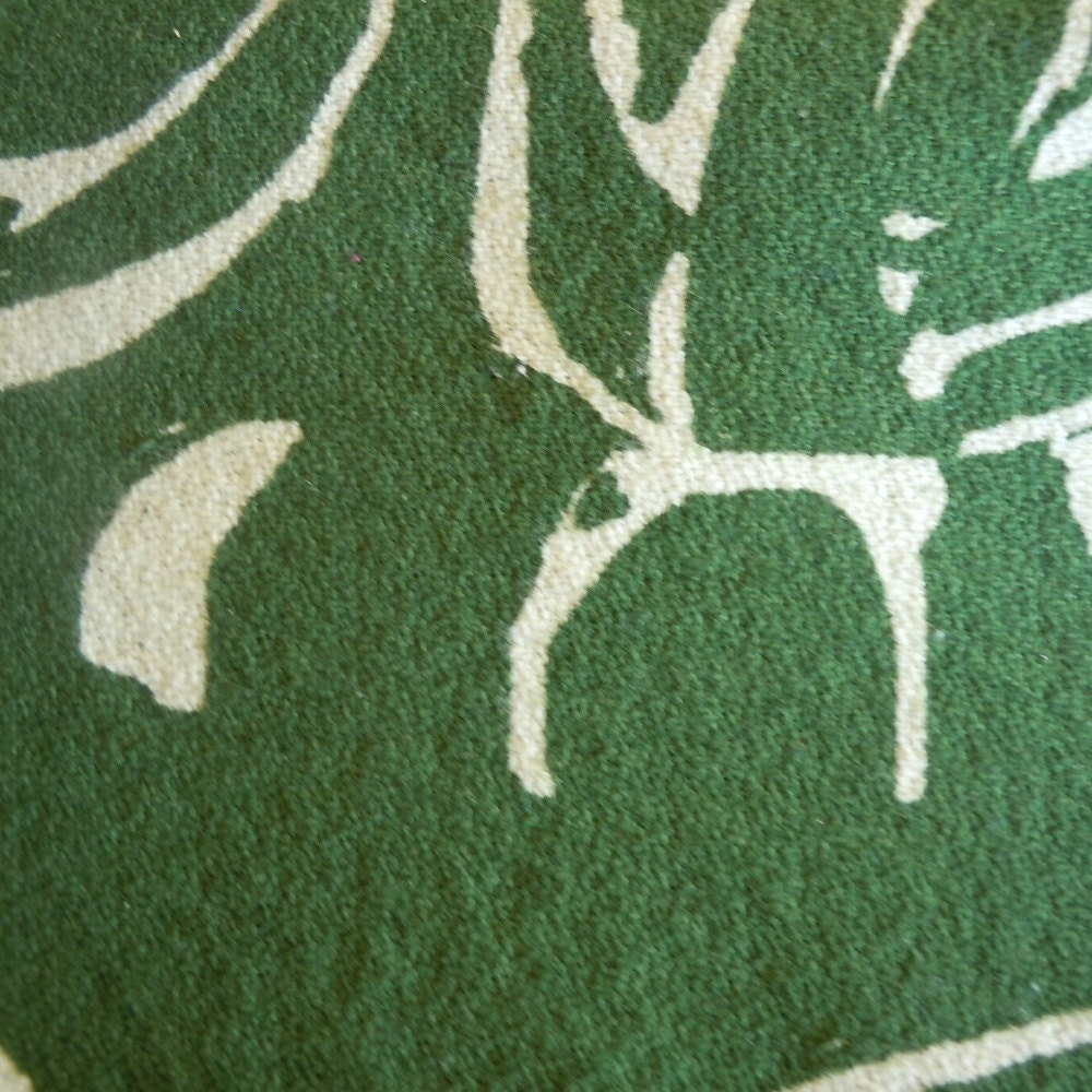 Set of 2 Lime Green Napkins with Green Tomato