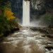Taughannock Falls Autumn Waterfall 8x10 Print