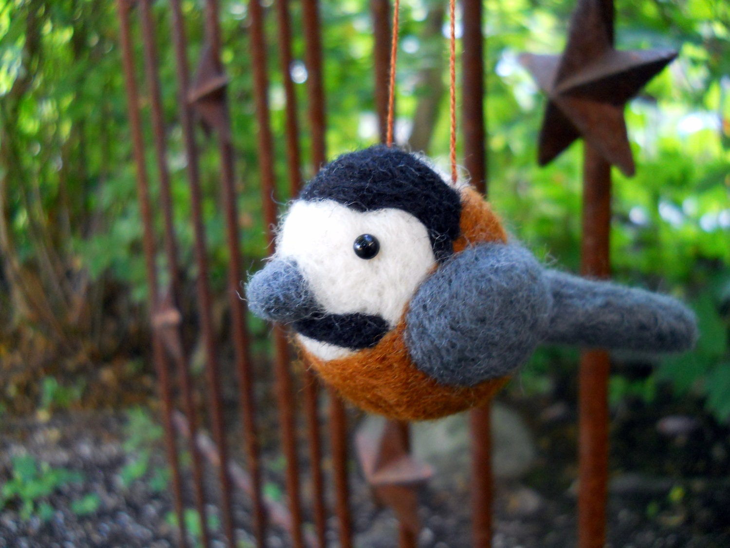 Felted Bird Ornament - Christmas Ornament - Needle Felted Animal - Made To Order
