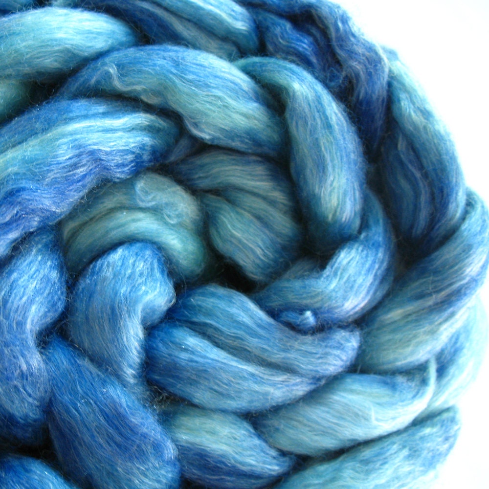 Merino/Tencel Roving Hand Dyed (AMT640)