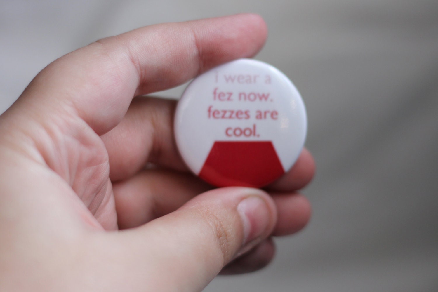 Fezzes Are Cool Button