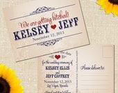DIY PRINTABLE Kelsey Photo Save the Date Postcard