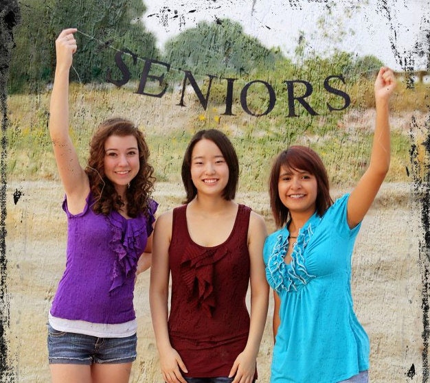 NEW.  SHIPS PRIORITY.  3 Banners.  Seniors / 2014 / Thank you.  Photo Prop.  Graduation.  Senior Pics.