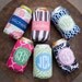 monogrammed drink koozie - choose one from 6 template options, customize name/initials only