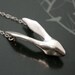 Rabbit Necklace - sterling silver rabbit jewellery with a polished finish