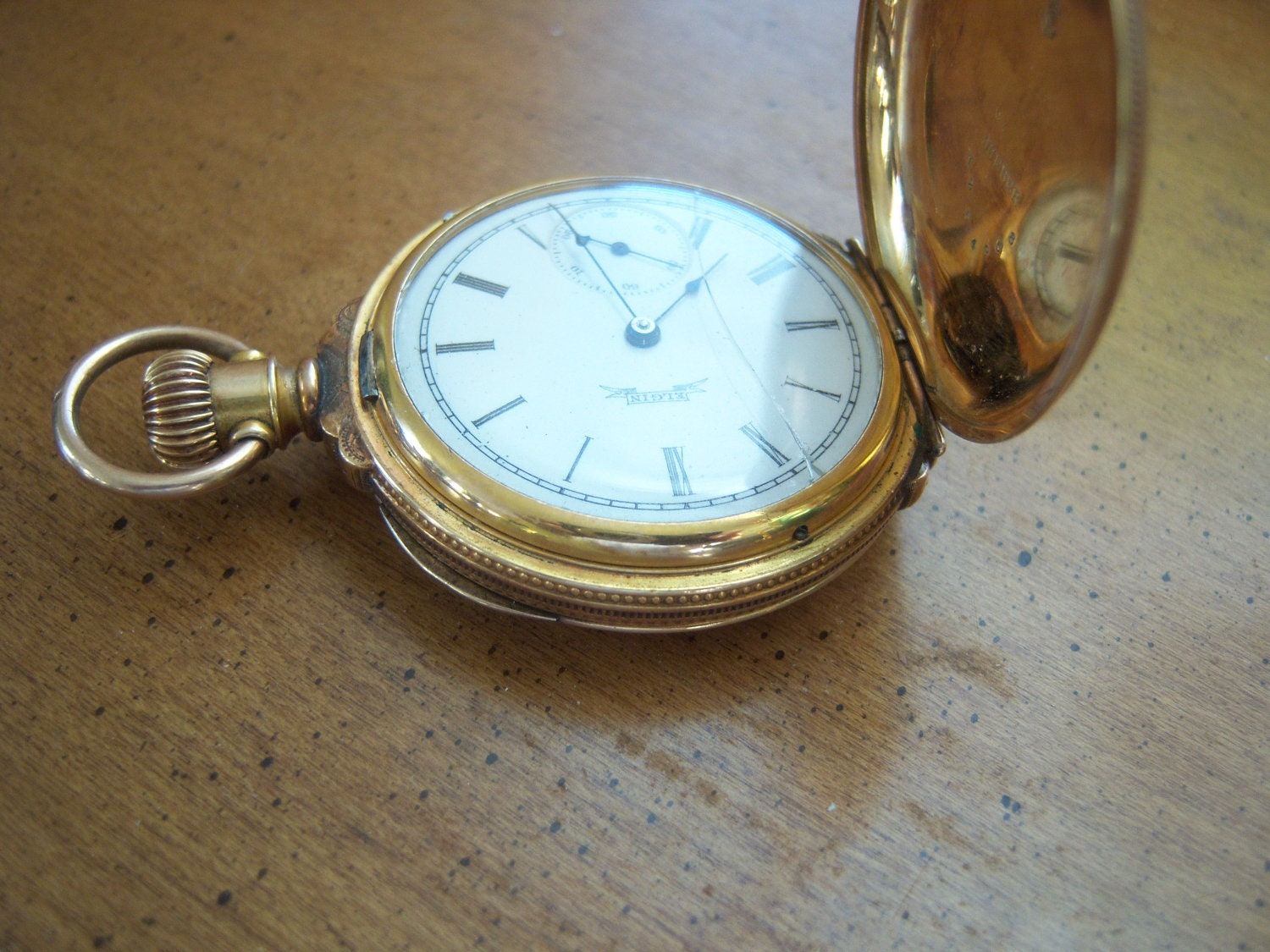 Antique Gold-Filled Elgin Pocket Watch Circa 1888