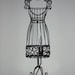 Dress form table lamp