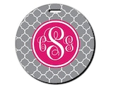 Personalized Luggage Tag- Choose Colors- Clover- Monogram