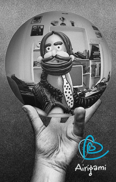 11" x 14" Open Edition Print - "Reflecting Globe"