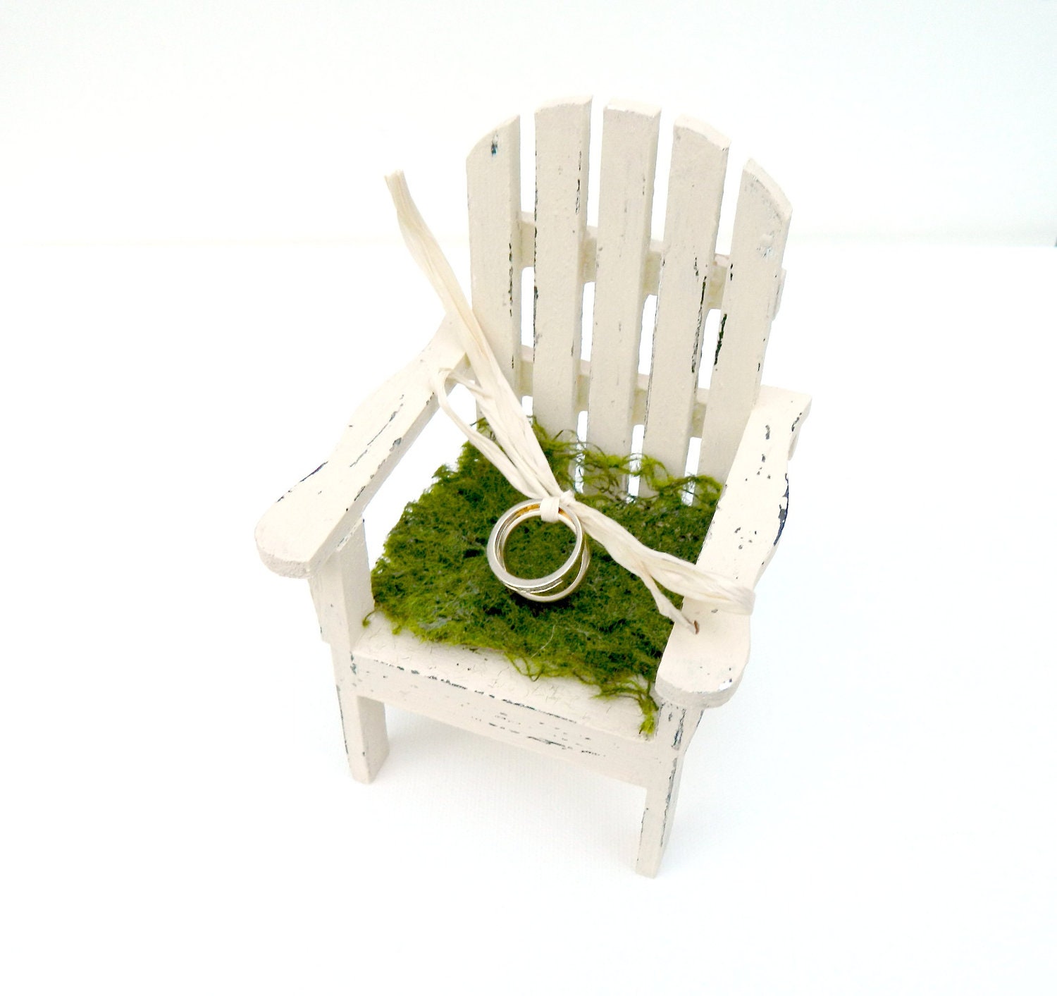 Wooden Engagement Rings on Farmhouse Wedding Ring Bearer Pilow Wooden Chair Hand Painted Rustic