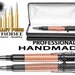 Valentines Day - Unique gift bullet pen with special copper braids